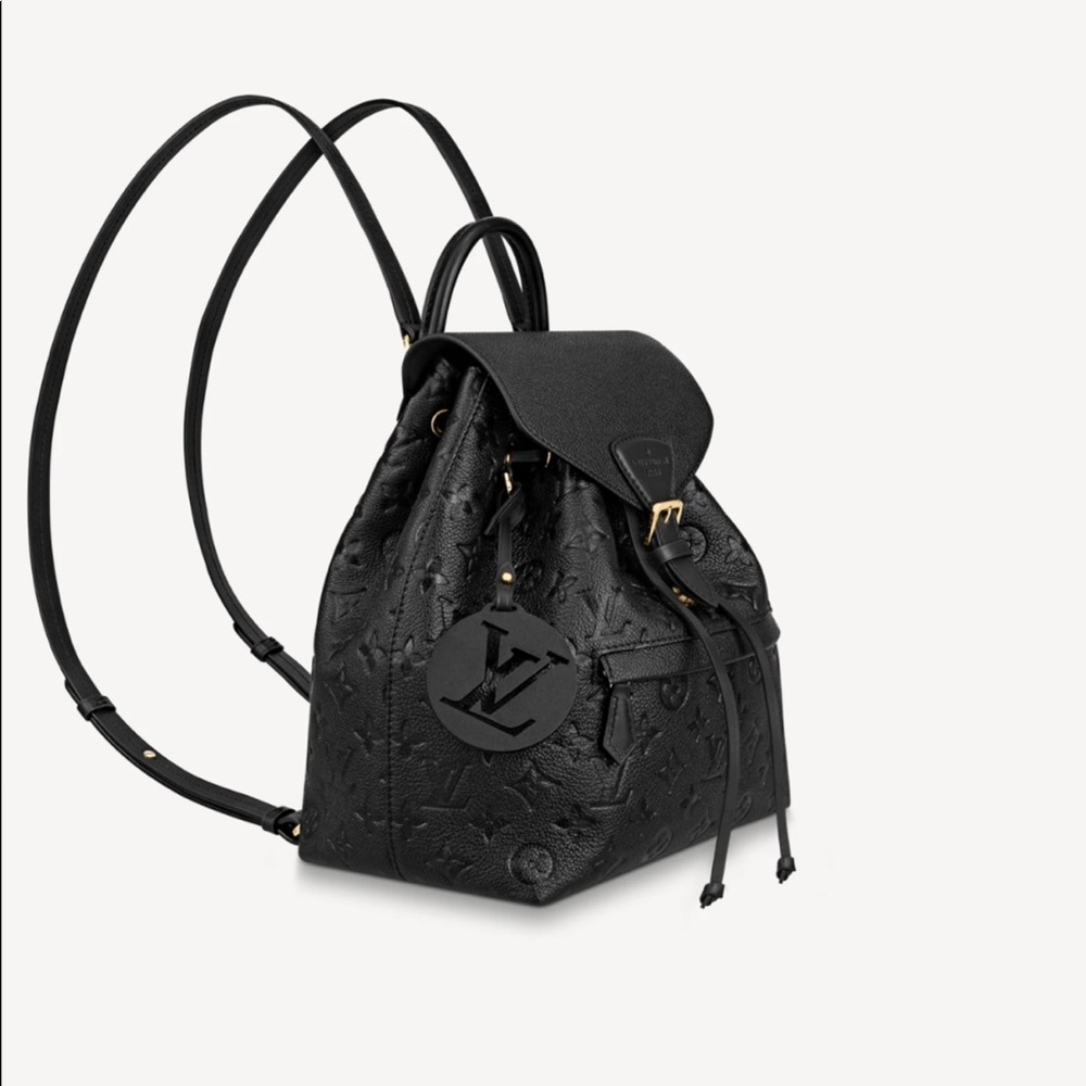 Louis Vuitton Black MONTSOURIS BACKPACK